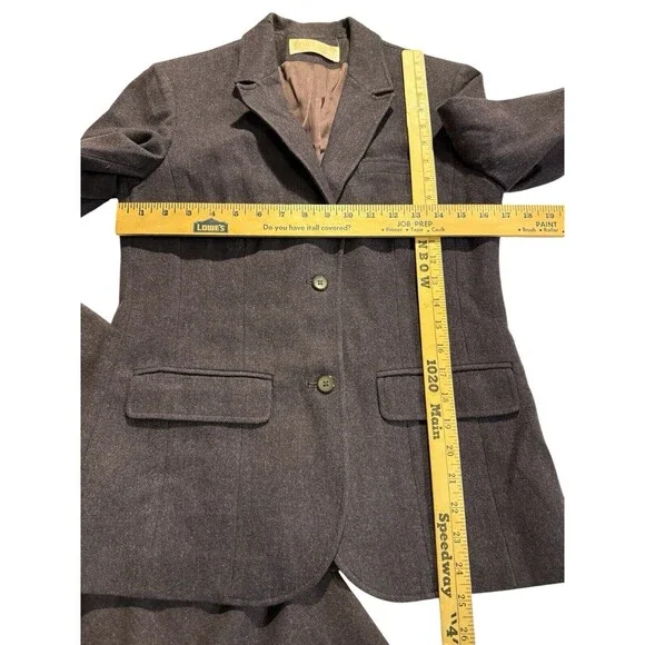 Vintage 100% Wool Pendleton Purple Skirt Suit - Picture 5 of 16